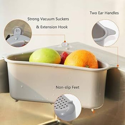 Craft store Kitchen Sink Plastic Pop-Up Strainer(10 cm Set of 2)
