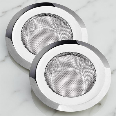 HavenFlix Kitchen Sink Stainless Steel Push Down Strainer(11 cm Set of 2)