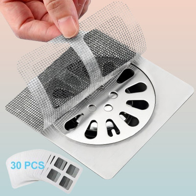 juggaris Basin, Kitchen Sink, Bathroom Sink, Bathtub, Floor Plastic Push Down Strainer(10 cm Set of 30)