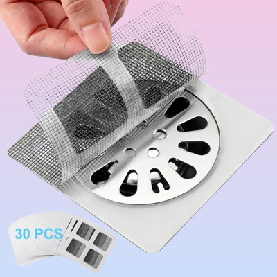Jynvora Basin, Kitchen Sink, Bathroom Sink, Bathtub, Floor Plastic Push Down Strainer(10 cm Set of 30)