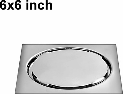 Sanjay Chilly Floor Stainless Steel Push Down Strainer(15.3 cm Set of 1)