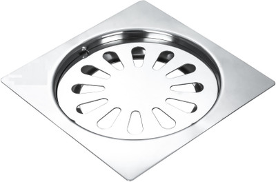 Ytc Floor Stainless Steel Push Down Strainer(12.7 cm Set of 1)