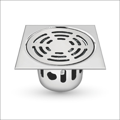 Sanjay Chilly Floor Stainless Steel Push Down Strainer(7.6 cm Set of 1)