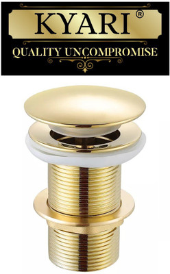 Kyari Basin Brass Pop-Up Strainer(4.5 cm Set of 1)