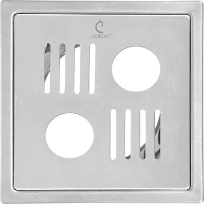 CUROVIT Basin Stainless Steel Push Down Strainer(10 cm Set of 1)