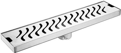 ANATOMIX Floor Stainless Steel Push Down Strainer(5 cm Set of 1)
