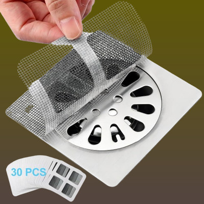 juggaris Basin, Kitchen Sink, Bathroom Sink, Bathtub, Floor Plastic Push Down Strainer(10 cm Set of 30)