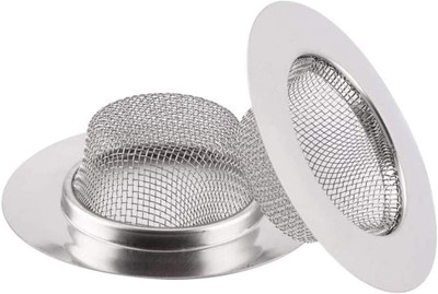 Pepplos Bathroom Sink Stainless Steel Push Down Strainer(3.5 cm Set of 1)