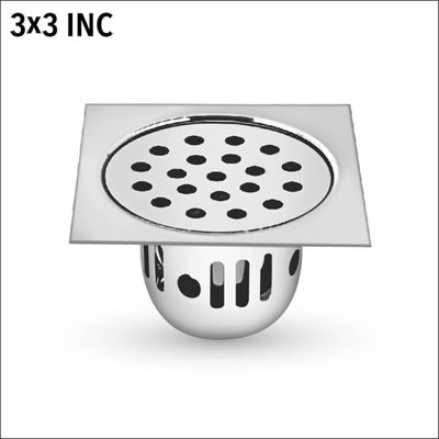 Sanjay Chilly Floor Stainless Steel Push Down Strainer(7.6 cm Set of 1)