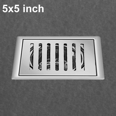 Sanjay Chilly Floor Stainless Steel Push Down Strainer(12.7 cm Set of 1)