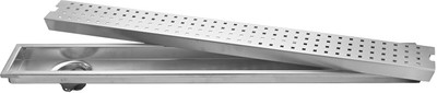 Fossa Floor Stainless Steel Push Down Strainer(91.44 cm Set of 1)