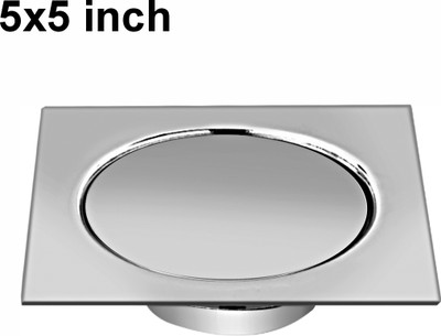 Sanjay Chilly Floor Stainless Steel Push Down Strainer(15 cm Set of 1)