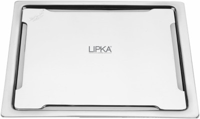 Lipka Floor Stainless Steel Push Down Strainer(12.7 cm Set of 1)