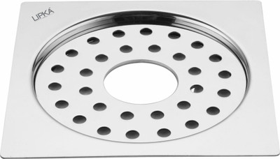 Lipka Floor Stainless Steel Push Down Strainer(15 cm Set of 2)