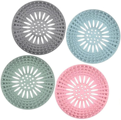 DORMICO Basin, Kitchen Sink Plastic Push Down Strainer(1 cm Set of 4)