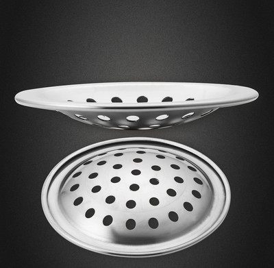 KIMSON Floor Stainless Steel Pop-Up Strainer(14 cm Set of 1)