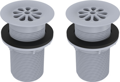 R. N. Basin, Bathroom Sink, Kitchen Sink Plastic Push Down Strainer(6 cm Set of 2)