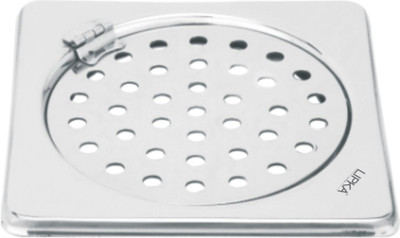 Lipka Floor Stainless Steel Push Down Strainer(12.7 cm Set of 1)