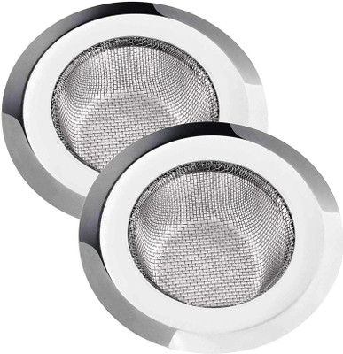 IDEAL PRIME Kitchen Sink Stainless Steel Push Down Strainer(7 cm Set of 2)