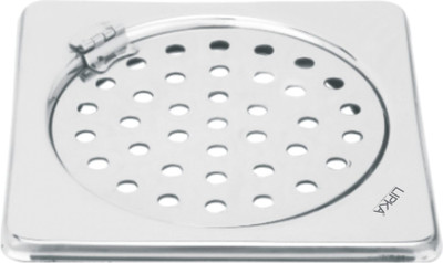 Lipka Floor Stainless Steel Push Down Strainer(15.2 cm Set of 1)