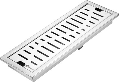 InBath Floor Stainless Steel Push Down Strainer(45.7 cm Set of 1)