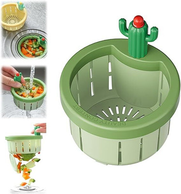 TU4 Enterprise Kitchen Sink Plastic Push Down Strainer(7 cm Set of 1)