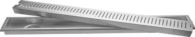Fossa Floor Stainless Steel Push Down Strainer(91.44 cm Set of 1)