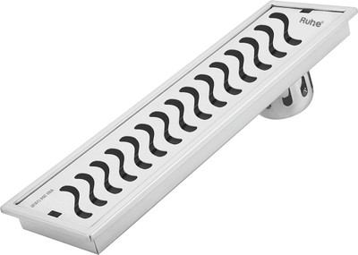 RUHE Floor Stainless Steel Push Down Strainer(100 cm Set of 1)