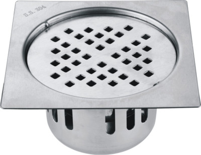 Coats Floor Stainless Steel Push Down Strainer(10 cm Set of 1)