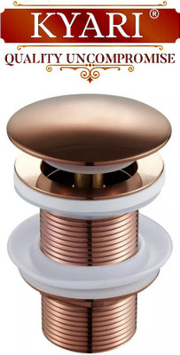 Kyari Basin Brass Pop-Up Strainer(4.5 cm Set of 1)