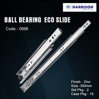 HARRISON Side Mount Full Extension Drawer Slide(Pack of 2)