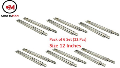 Craftsman Side Mount Full Extension Drawer Slide(Pack of 8)