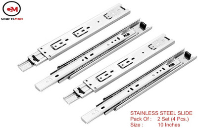 Craftsman Side Mount Full Extension Drawer Slide(Pack of 4)
