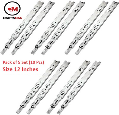 Craftsman Side Mount Full Extension Drawer Slide(Pack of 8)