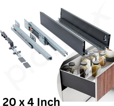 UKS Side Mount Full Extension Drawer Slide(Pack of 1)
