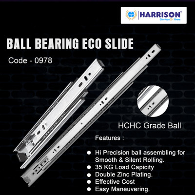 HARRISON Side Mount Full Extension Drawer Slide(Pack of 2)