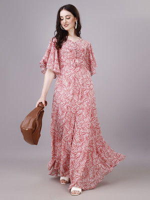 BEELEE TYPS Flared/A-line Gown(Red)