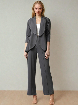 KOTTY Top Pant Co-ords Set with Blazer