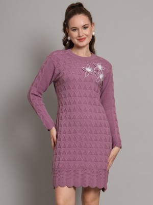 MODKLINE Women Sweater Purple Dress