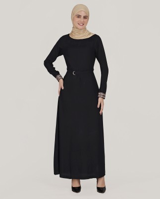 SILK ROUTE London Women Maxi Black Dress