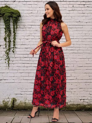 Dressberry Women Maxi Black Dress