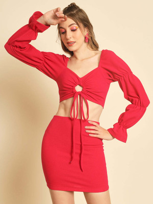 TANDUL Top Palazzos Co-ords Set