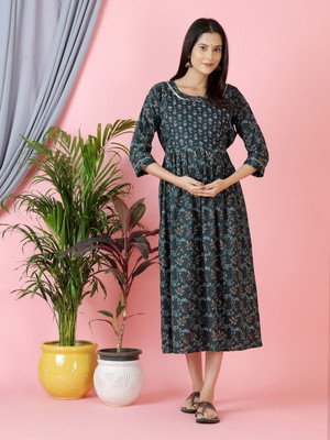 Moda Rapido Women Printed Anarkali Kurta(Multicolor)