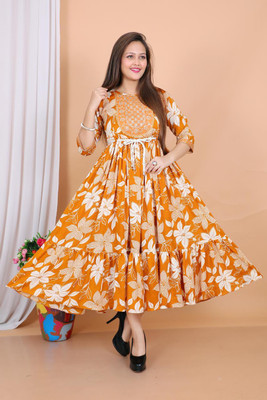 Safir Dresses Women Gown Blue Ankle Length Dress