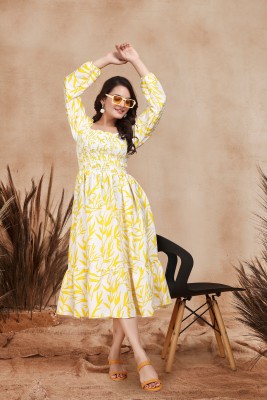 Shivadream Anarkali Gown(Yellow)