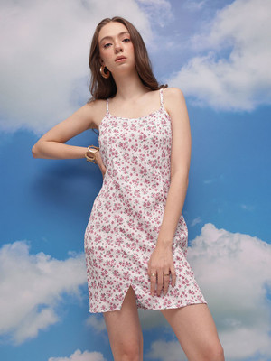 CORSICA Women A-line White Mini/Short Dress