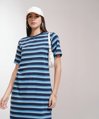 Tokyo Talkies Women T Shirt Multicolor Mini/Short Dress