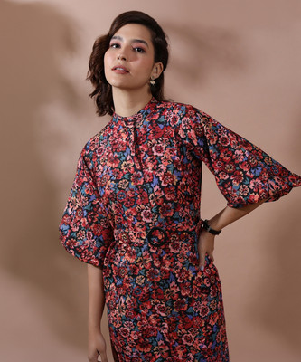 Tokyo Talkies Women Shirt Multicolor Mini/Short Dress