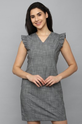 Allen Solly Women Bodycon Grey Dress