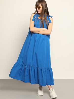 VERO MODA Women A-line Blue Dress